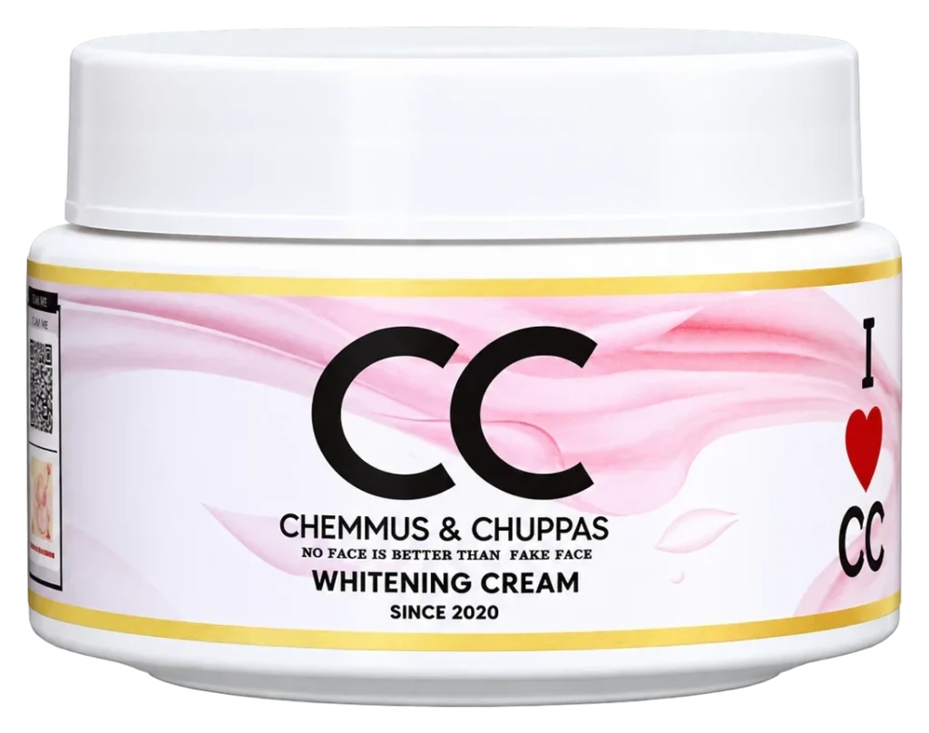 Jar of CC Whitening Cream by Chemmus & Chuppas
